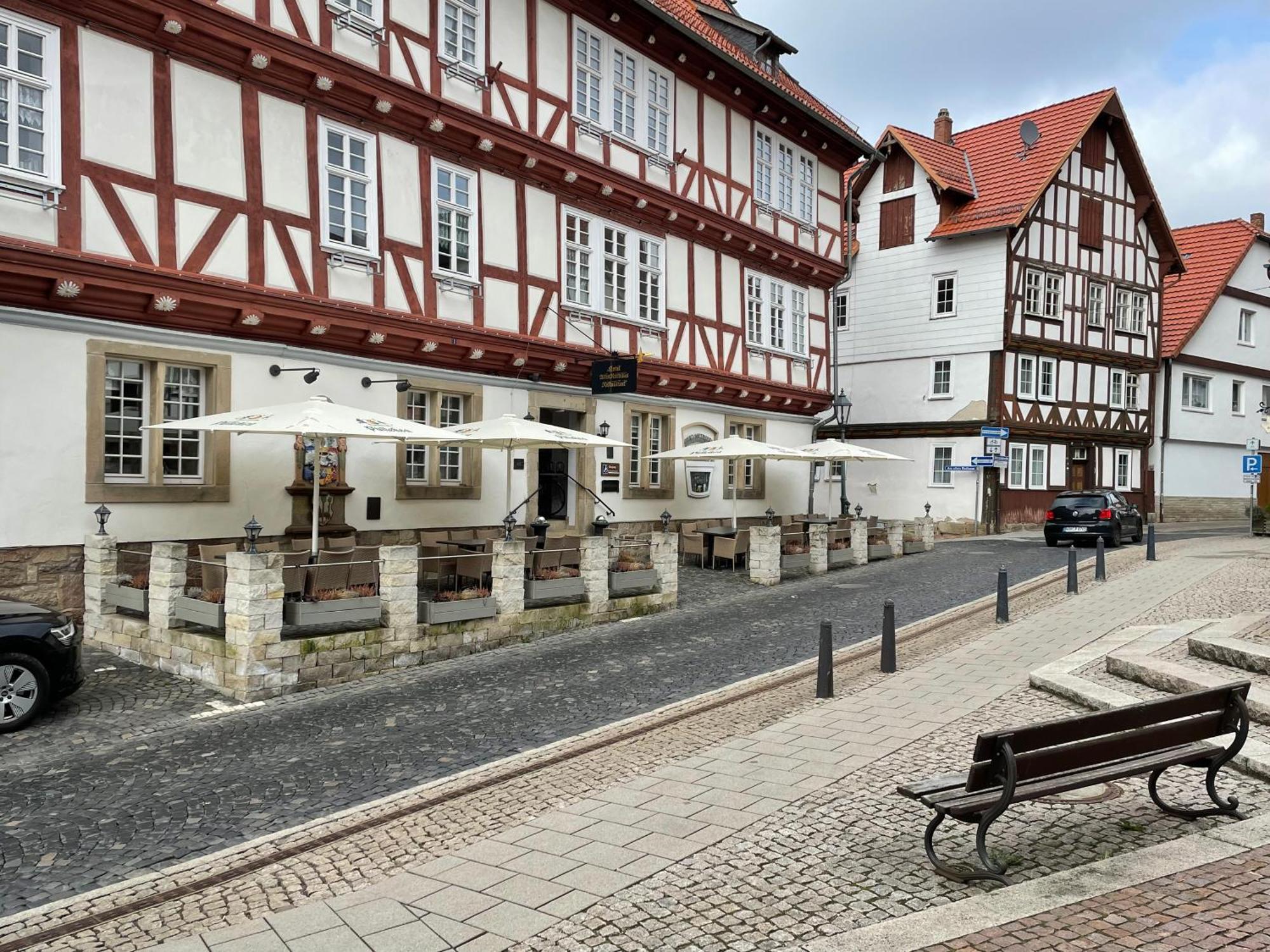 Altes Rathaus Hotel-Restaurant-Cafe Wolfhagen Eksteriør billede