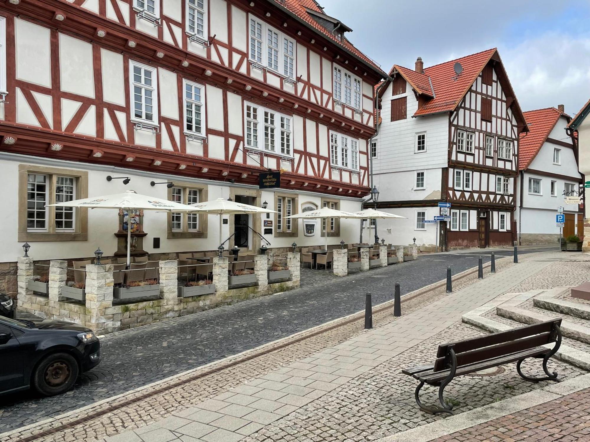 Altes Rathaus Hotel-Restaurant-Cafe Wolfhagen Eksteriør billede